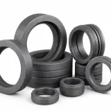 Anillos de sello de grafito mecanizados para equipos rotativos