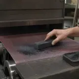 Lubricación con grafito de banda lijadora industrial