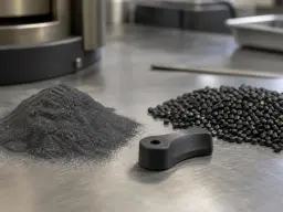 Graphite powder as a lubricant additive in a plastic compound