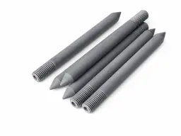 Graphite stirring bars for molten metal