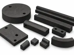 Machined graphite wear components