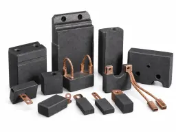 Graphite and carbon-graphite electrical contacts