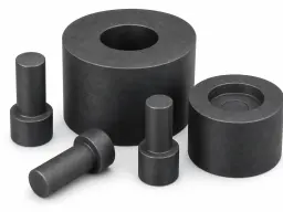 Graphite dies for hot pressing