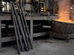 Graphite degassing lances and fluxing tubes for molten aluminum