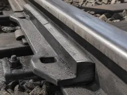 Aplicación de lubricante de grafito en riel y placa de ferrocarril
