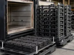 Graphite racks and load tooling for heat-treatment furnaces