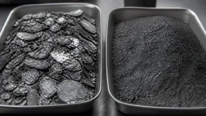 Polvos de grafito naturales vs sintéticos: cómo elegir según origen y morfología