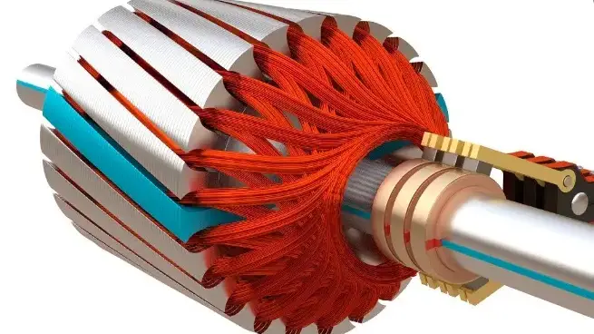 Importancia del motor de anillos rozantes y por qué requiere componentes de grafito